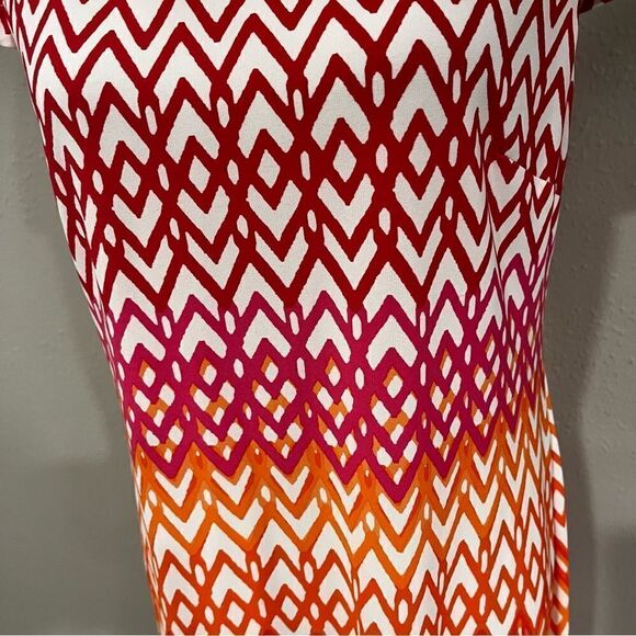 Jessica Howard geometrical print short sleeve dress - Picture 3 of 10